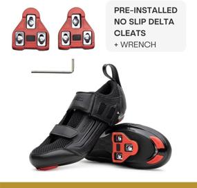 img 2 attached to 🚀 Tommaso Veloce Triathlon Cycling Bundle Men's Shoes: Unleash Peak Performance