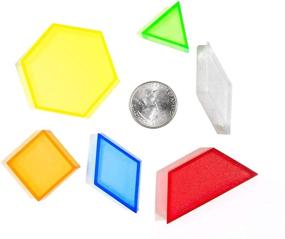 img 1 attached to Think Fast Toys Translucent Geometric