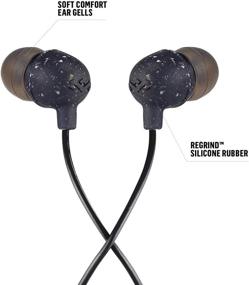 img 3 attached to 🎧 House of Marley Little Bird: Eco-Friendly Black Wired Earphones with Microphone and Noise Isolating Design