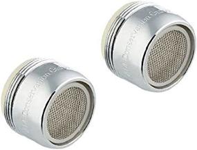 img 4 attached to 💧 AM Conservation Group Sink Faucet Aerator 2 Pack: Efficient Silver Water Saving Solution