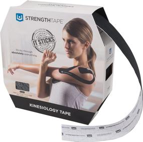 img 2 attached to Premium StrengthTape Kinesiology Tape - 35M K 🏋️ Tape Rolls for Optimum Support and Stability, Multiple Colors Available