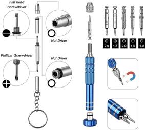 img 2 attached to 👓 Vastar Eyeglass Repair Kit: Complete Glasses, Sunglasses and Watches Repair Set with Screws, Nose Pads, Tweezers, and Cleaning Cloth