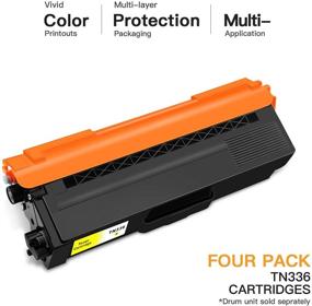 img 3 attached to 🖨️ E-Z Ink (TM) Compatible Toner Cartridge Replacement for Brother TN336 TN331 TN-336 TN-331 - HL-L8350CDW, MFC-L8850CDW, MFC-L8600CDW, HL-L8350CDWT, HL-L8250CDN (Black Cyan Magenta Yellow, 4 Pack)