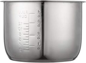 img 4 attached to 🍲 GJS Gourmet Stainless Steel Inner Pot for Cuisinart Pressure Cookers CPC-600, CPC-600N1, CPC-900, and EPC-1200 (6 Quart, Non-Cuisinart) - High-Quality Replacement