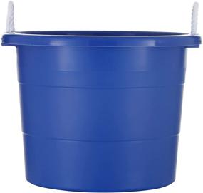 img 4 attached to 🔵 United Solutions (TU0333 19) Gallon Heavy-Duty Rope Handle Storage Tub - 2 Pack, Blue