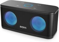 doss soundbox plus: портативная беспроводная bluetooth колонка с 16w hd звуком и глубоким басом - черный логотип