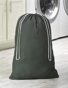 img 1 attached to Whitmor 6353-1191-GRN Cotton Laundry 🌿 Bag-Duffel Green: Convenient and Sustainable Laundry Solution