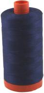 🧵 aurifil thread 2784 dark navy mako cotton, 50wt, large spool - 1300m logo