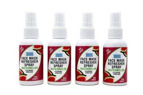 img 4 attached to 🍉 Revitalize Your Skin with Nature's Fusions Face Mask Refresher Cleansing Spray - Watermelon Essential Oils, 8 Fl Oz x 4 Pack