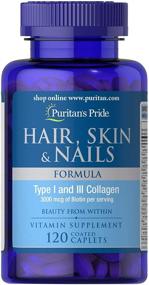 img 4 attached to 🏻 Hair Skin Nails Formula - Promotes Healthy Skin, Hair, and Nails - 120 Caplets