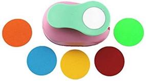 img 4 attached to 🔲 CADY Crafts Punch 2-Inch Paper Punches: Perfect Circle 5cm Craft Punch for All Your Creative Needs