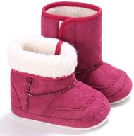 👣 dejian baby winter boots: soft sole anti-slip snow boots for newborns and toddlers logo