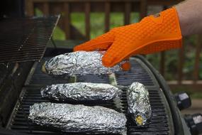 img 3 attached to 🔥 AMZ BBQ Club's Premium Grilling Accessories: Silicone BBQ Gloves, Food Grade Meat Claws, Digital Thermometer & More!