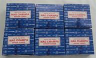 🌸 satya nag champa incense cones sai baba - set of 6 packs, total of 12 cones (72 cones in bulk) логотип