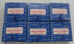 img 1 attached to 🌸 Satya Nag Champa Incense Cones Sai Baba - Set of 6 Packs, Total of 12 Cones (72 Cones in Bulk)