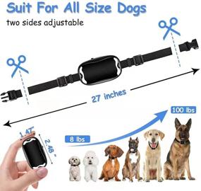 img 2 attached to 🐶 Rechargeable Dog Training Collar with Remote - Ecollar Training Collar for Small Dogs, 3 Training Modes (Beep, Vibration, Shock), Adjustable Shock Levels 0-15, Range Up to 1000Ft, IP67 Waterproof