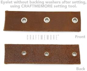 img 2 attached to 🔩 Grommet Eyelets by CRAFTMEmore: Industrial Hardware for Grommet Application