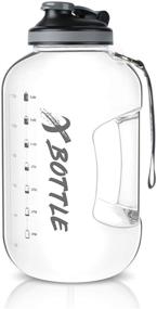 img 4 attached to Stay Hydrated with our 1 Gallon Water Bottle - BPA Free, Dishwasher Safe, 128oz Large Leak-proof Jug with Chug Lid and Time Marker, Perfect for Camping, Sports, and Workouts!