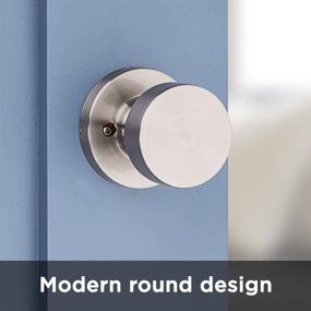 img 2 attached to 🚪 Kwikset 97200-890 Pismo Round Door Knob: Stylish and Functional Satin Nickel Knob