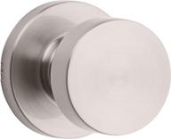 🚪 kwikset 97200-890 pismo round door knob: stylish and functional satin nickel knob logo