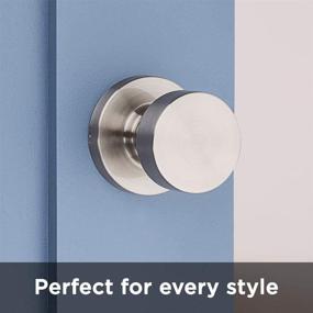 img 3 attached to 🚪 Kwikset 97200-890 Pismo Round Door Knob: Stylish and Functional Satin Nickel Knob