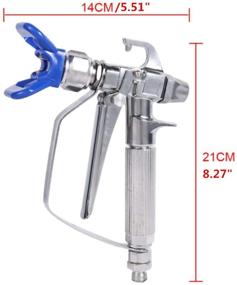 img 2 attached to Powerful 3600 PSI Airless Spray Gun with High Pressure, Nozzle Seat, and 5 Airless Paint Spray Gun Filters