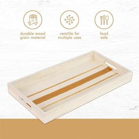 img 1 attached to 🍽️ Enhance Your Hosting Experience with Hammont Wooden Nested Serving Trays