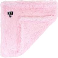 🐾 bessie and barnie bubble gum luxury shag ultra plush faux fur pet blanket: super soft reversible blanket for dogs, cats, and puppies in multiple sizes logo