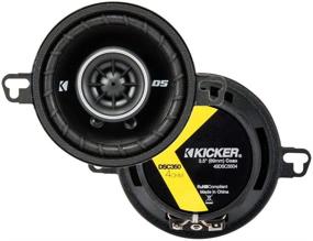 img 1 attached to 🔊 Высокопроизводительные динамики KICKER 43DSC3504 3-1/2 дюйма 2-полосные - Чистый мощный звуковой опыт | DS35 Коксиал (Пара)