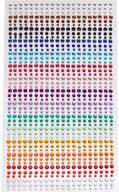 900pcs self-adhesive rhinestone stickers in 15 vibrant colors - bling crystal jewels gem stickers for diy crafts decoration on face, body & more (3 sizes) logo