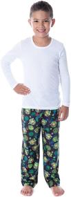 img 2 attached to 🐢 Nickelodeon Boys' TMNT Loungewear: Teenage Mutant Ninja Turtles Character Themed Kids Pajama Pants