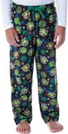 🐢 nickelodeon boys' tmnt loungewear: teenage mutant ninja turtles character themed kids pajama pants logo