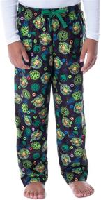 img 4 attached to 🐢 Nickelodeon Boys' TMNT Loungewear: Teenage Mutant Ninja Turtles Character Themed Kids Pajama Pants