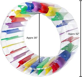 img 2 attached to 🎢 Experience Endless Fun with Greenco Colorful Inflatable Roller Diameter