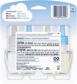 img 3 attached to Febreze Plug In Linen & Sky Scented Oil Refill - 0.87 Fl Oz, Pack of 2