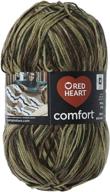 ❤️ red heart comfort yarn: light camo print - soft and stylish yarn for all your cozy creations! logo