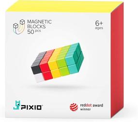 img 4 attached to 🧲 PIXIO 50 Magnetic Construction Set: Innovative Design for Creative Building