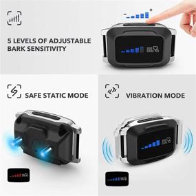 img 1 attached to Advanced DOG CARE Rechargeable Bark Collar with Beep Vibration, 7 Shock Modes - Safe and Humane No Bark Collar for Dogs - LED Indicator, Suitable for Small, Medium & Large Breeds