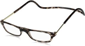 img 4 attached to 👓 CliC Front Connect Reader with Adjustable Frame in 1.25 Strength, Tortoise Pattern