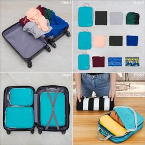 img 1 attached to 🧳 Gonex Compression Packing Expandable Organizers: Travel Accessories for Efficient, Organized Trips