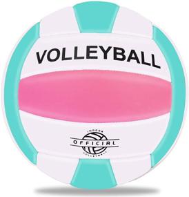 img 4 attached to EVZOM Ultra Soft Volleyball Beach Official Size 5 - 🏐 Ideal for Outdoor/Indoor/Pool/Gym/Training - Premium Durability and Stability - High-Performance Sports Ball