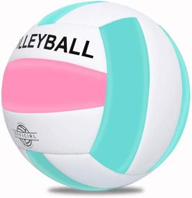 img 3 attached to EVZOM Ultra Soft Volleyball Beach Official Size 5 - 🏐 Ideal for Outdoor/Indoor/Pool/Gym/Training - Premium Durability and Stability - High-Performance Sports Ball