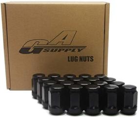 img 4 attached to 🔧 High-Quality GAsupply Black Lug Nuts: 1/2-20 Closed End Bulge Acorn Lug Nuts, 3/4 inch 19mm Hex, 1.38 inch Tall, 60 Degree Conical Seat