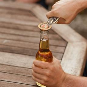 img 2 attached to 🏍️ Vintage Motorcycle Bottle Opener: Perfect Motorcycle Beer Gifts for Men, Ideal for Fathers Day, Birthdays, Christmas, and More - A Unique Gift for Him!