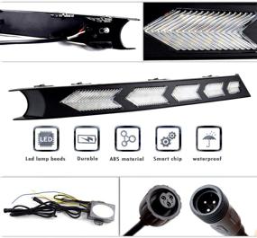 img 3 attached to 🚗 Усовершенствуйте свой Mazda CX-5 с дневным светом KE-KE Arrow Full LED White DRL