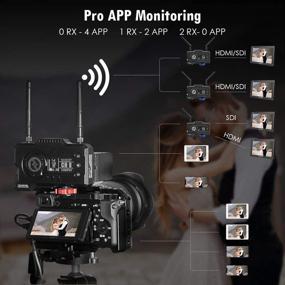 img 1 attached to Hollyland Mars 400S PRO Video Transmission System- Enhancing Range and Speed with 5G Technology, 8 Channels, 12Mbps Live Streaming Rate, Ultra-Low Latency of 0.1s, and Three-Way Power Supply for Exceptional Performance