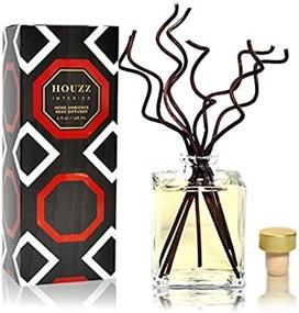 img 2 attached to HOUZZ Interior Bourbon Vanilla Reed Diffuser Set - Natural Essential Oils, No Sulfates or Parabens - Home Gift Idea, Made in USA