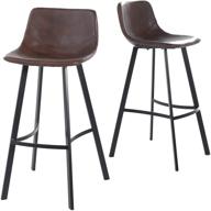 🌟 enhance your home décor with christopher knight home dax barstools, 2-pcs set in chic snake skin brown! logo