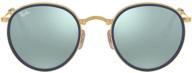 солнцезащитные очки ray ban round mirror silver: неполяризующийся захватывающий взгляд стиль логотип