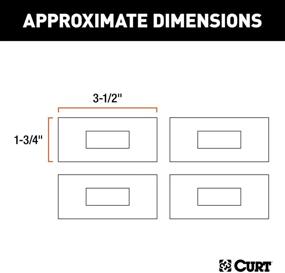 img 3 attached to Улучшите ваши ощущения от использования креплений 5-го колеса с помощью набора из четырех пластин для шумоподавления CURT 16900.